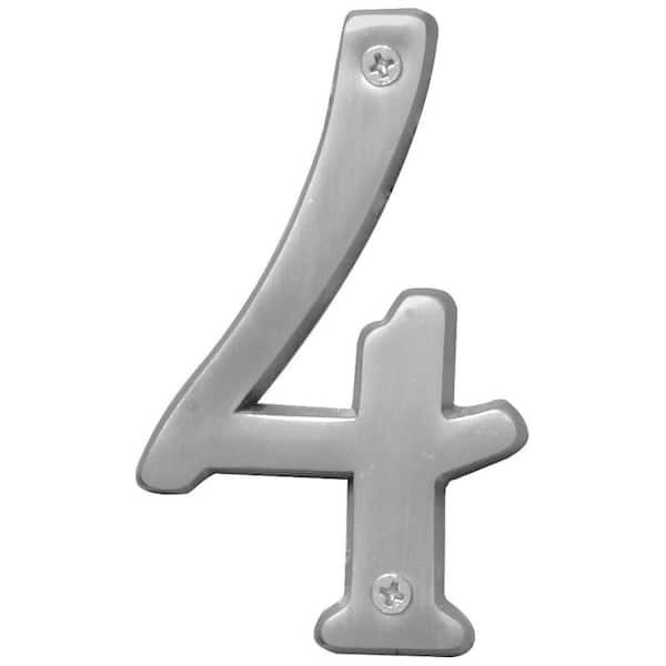 HY-KO 4 in. Metal Number 4