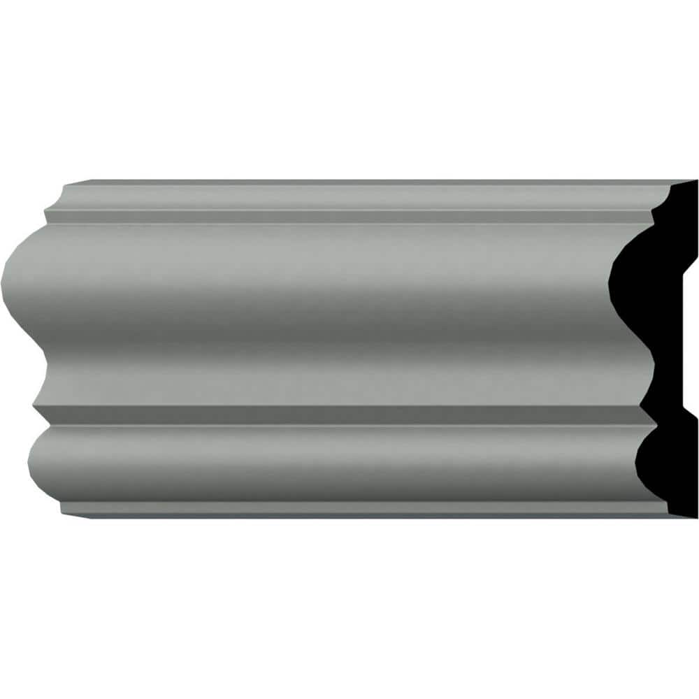 Primed White Polyurethane Emery Crown Moulding 94.5"