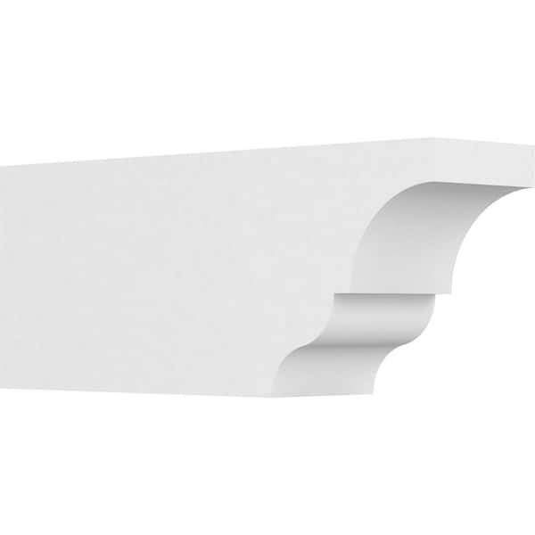 Ekena Millwork 5 in. x 8 in. x 20 in. Asheboro PVC Rafter Tail Brace