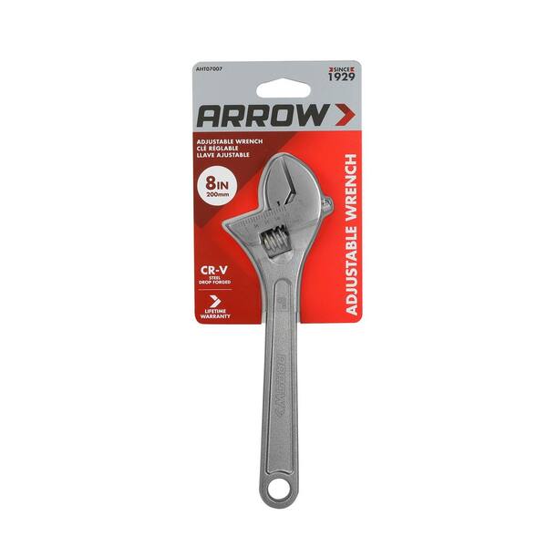 Arrow Fastener 8in. Adjustable Wrench AHT07007 - The Home Depot