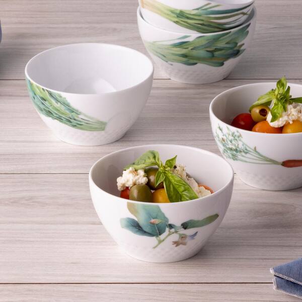 Noritake Kyoka Shunsai 4.25 in., 12 fl. Oz. White Porcelain