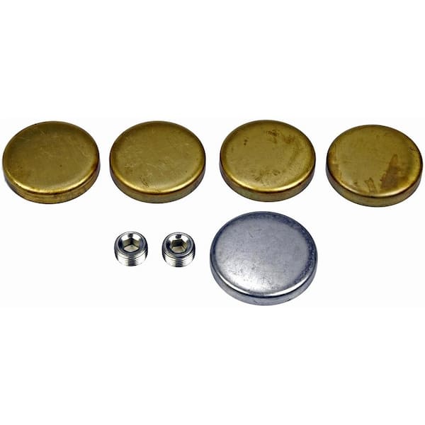 Autograde Amc Brass Expansion Plug Kit, 5 Expansion Plugs, 2 Pipe Plugs