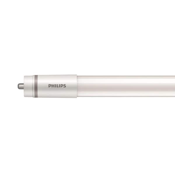 Philips 60-Watt Equivalent 8 ft. Linear T8 Type B Direct Wire Ballast Bypass Cool White LED Tube Light Bulb 4000K (2-Pack)