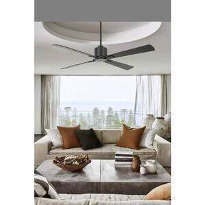 Climate 52 in. Black DC Ceiling Fan with Remote Control