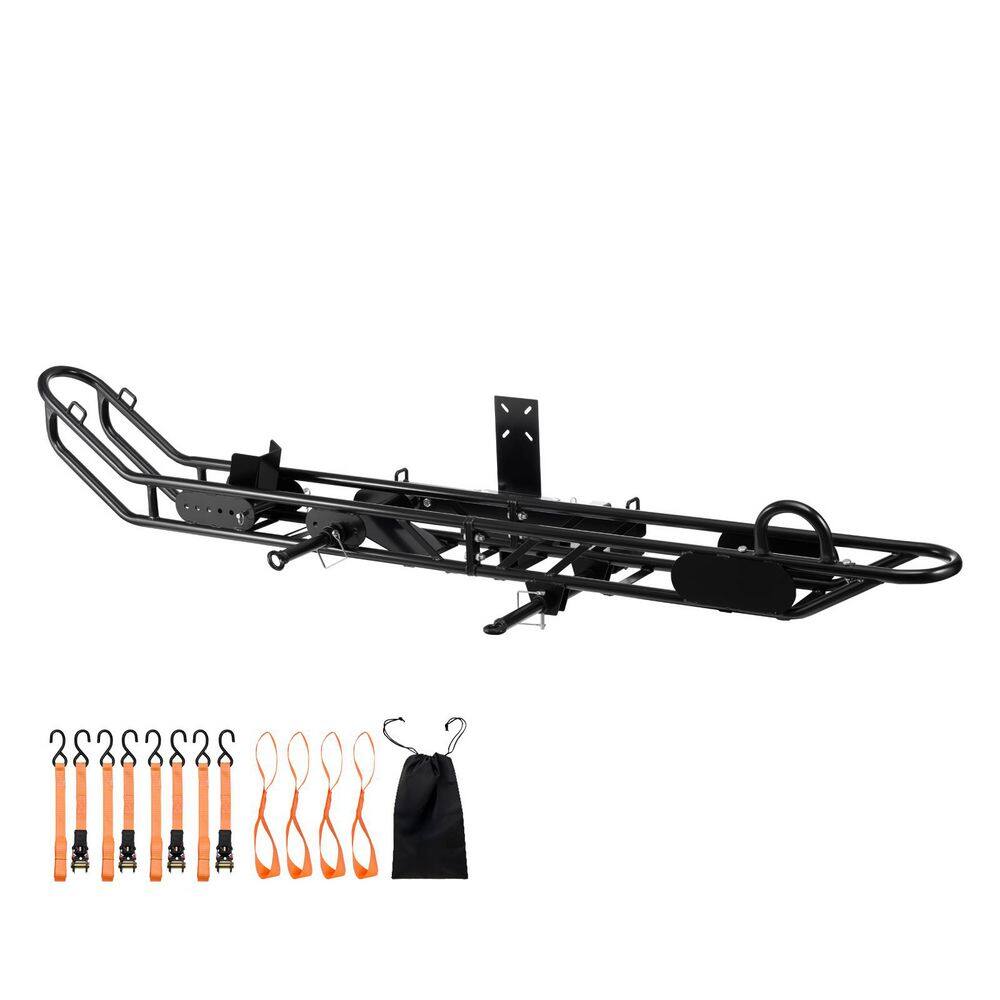 Motorcycle Carrier 500 lbs. Capacity, Heavy Duty Steel Hitch Mount Rack with Anti-Tilt Lock Device Straps and Stabilizer price history on PriceWatchPro