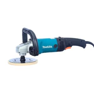10 Amp 7 in. Corded Variable Speed Hook and Loop Sander/Polisher w/ Soft Start, Backing Pad, Side Handle and Loop Handle