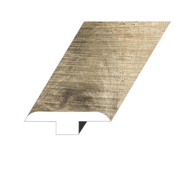 null Summa Natural Chestnut 0.5 in. Thick x 1.8 in. W x 94.5 in. L HDF Waterproof AC5 Click Lock Laminate T-Molding