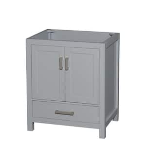 Sheffield 29 in. W x 21.75 in. D x 34.5 in. H Single Bath Vanity Cabinet without Top in Gray