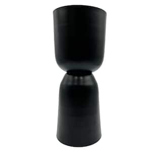 15 in. Modernist Vase in Black