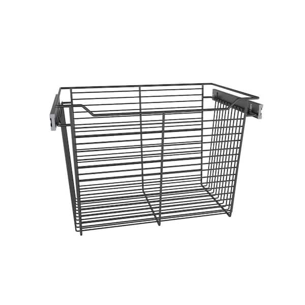 VIA Closets Classic 15.94 in. H x 24 in. W Matte Black Aluminum