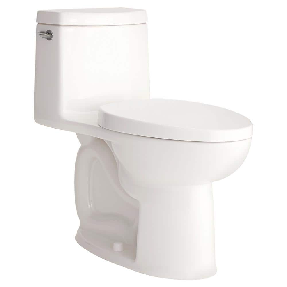 White High Efficiency Elongated One-Piece Toilet