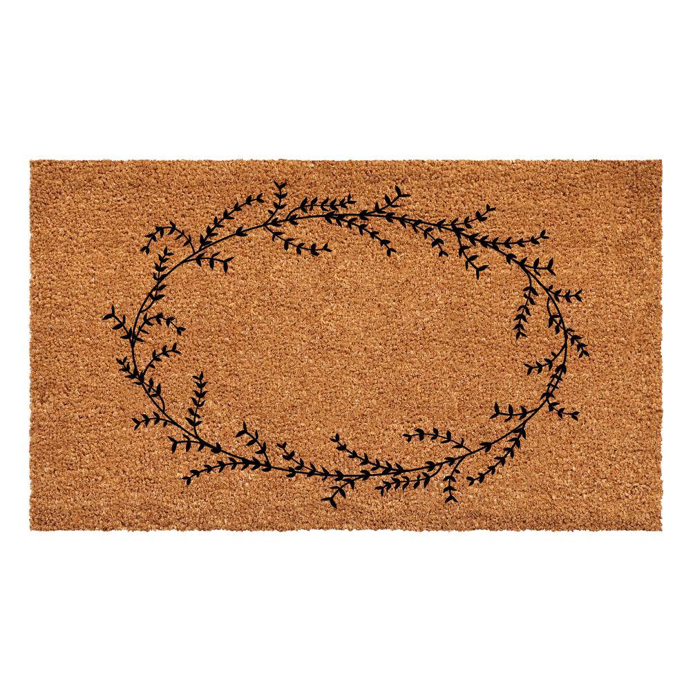 Rustic Leaf Vine Multi-Colored 17 in. x 29 in. Indoor or Outdoor Doormat price history on PriceWatchPro
