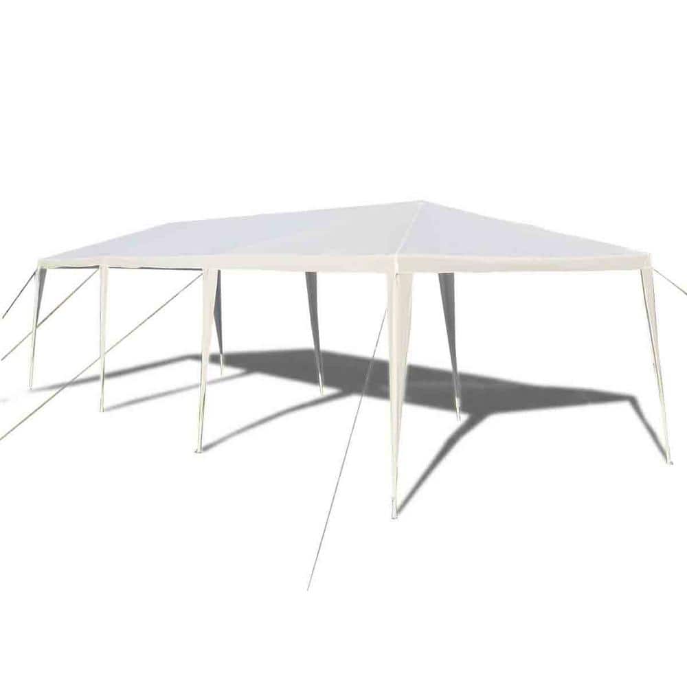 White 10'x30' Outdoor Wedding Party Canopy Tent with Removable Sidewalls