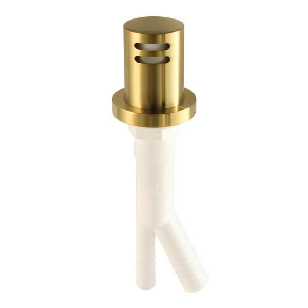 Kingston Brass Trimscape Dishwasher Air Gap, Brushed Brass