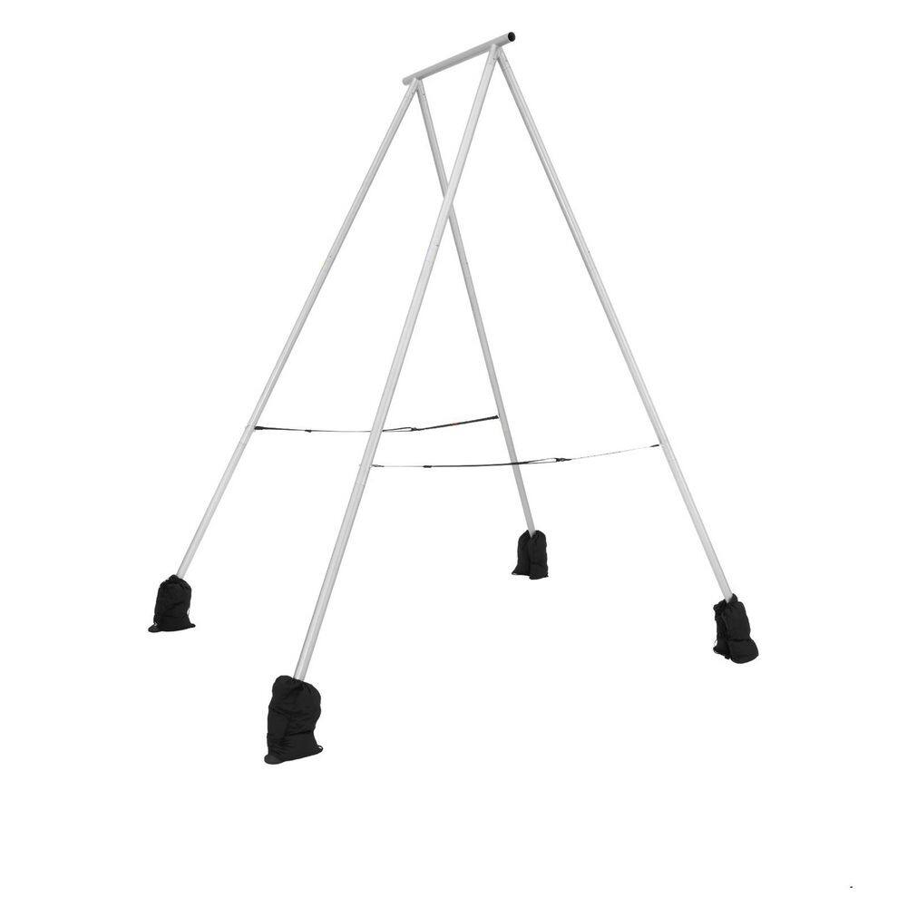 Yoga Stand Frame, 9.6 ft. Length Swing Stand, Max 551.2 lbs. Load Triangular Structure Aerial Rig, Aerial Silk Stands price history on PriceWatchPro