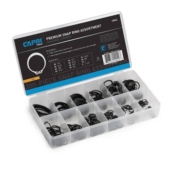 Capri Tools Professional SAE External Snap Ring Assortment