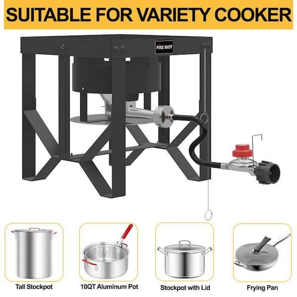 FIRE RIOT Outdoor Single Burner Stand FR-HTK600-THD The Home Depot