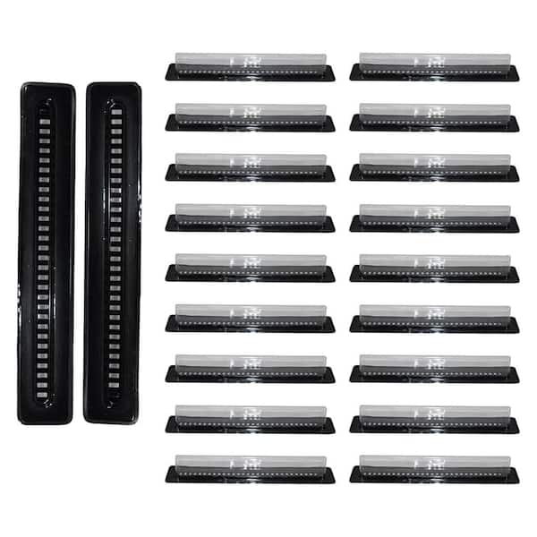 Outdoor Hive Beetle Trap with Durable Plastic Easy Install Efficient Beekeeping Tool Black 20-Pack