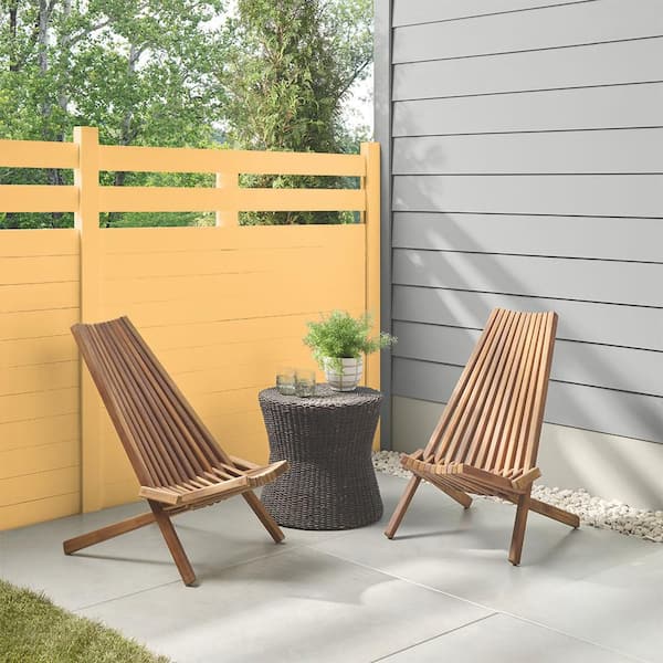 BEHR - 1 gal. #BIC-42 Liquid Gold Solid Color House and Fence Exterior Wood Stain