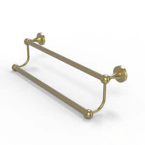 Sag Harbor Collection 30 in. Wall Mounted Double Towel Bar in Antique Brass