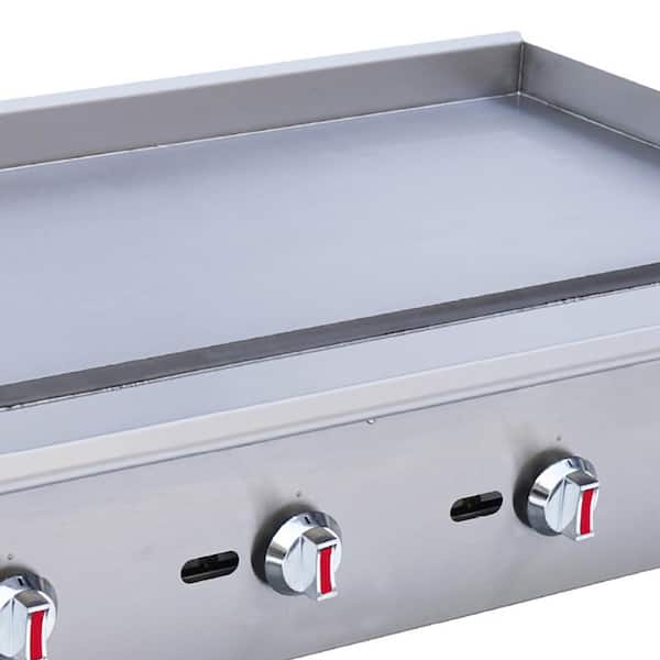 Magic Chef 24 in. Commercial Thermostatic Countertop Gas Griddle