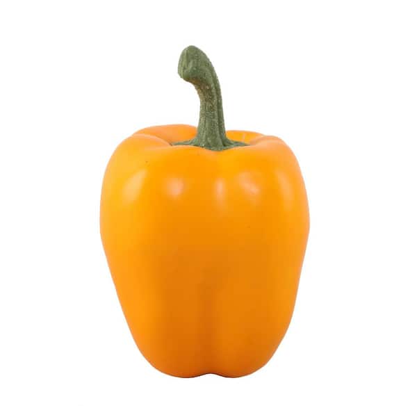 Set of 6 Artificial Yellow Pepper