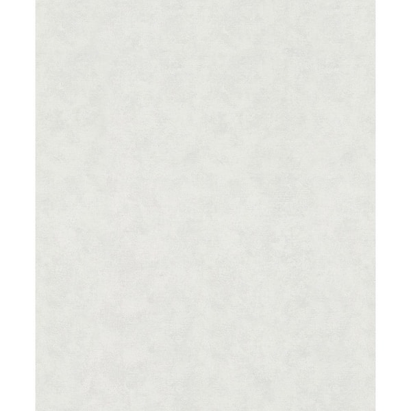 Unbranded Flora Collection Silver Plain Linen Effect Shimmer Finish Non-Pasted Vinyl on Non-Woven Wallpaper Roll