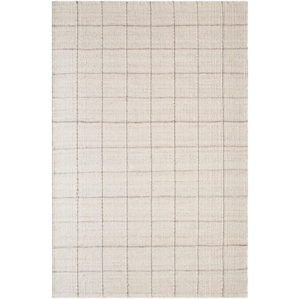 Artistic Weavers Mardin Ivory Checkered 4 ft. x 6 ft. Indoor Area Rug