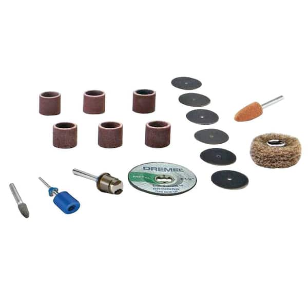 Dremel EZ Lock Rotary Tool Drum Sanding/Grinding Accessory Kit (18-Piece)