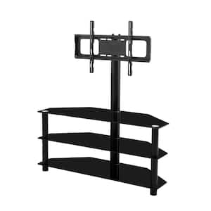Large Tabletop TV Stand Mount with 45° Swivel For 35-65 in TV