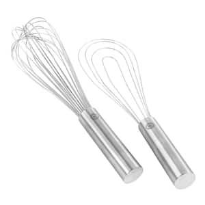 Stainless Steel 2-Piece Whisk Set