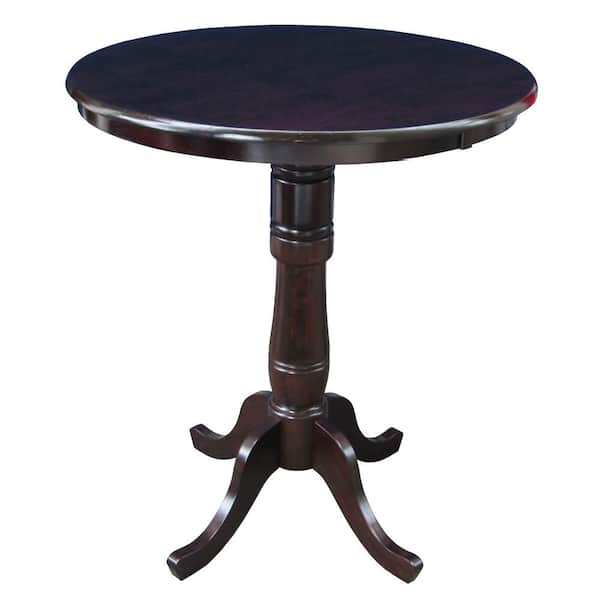 International Concepts Rich Mocha Solid Wood Pub/Bar Table