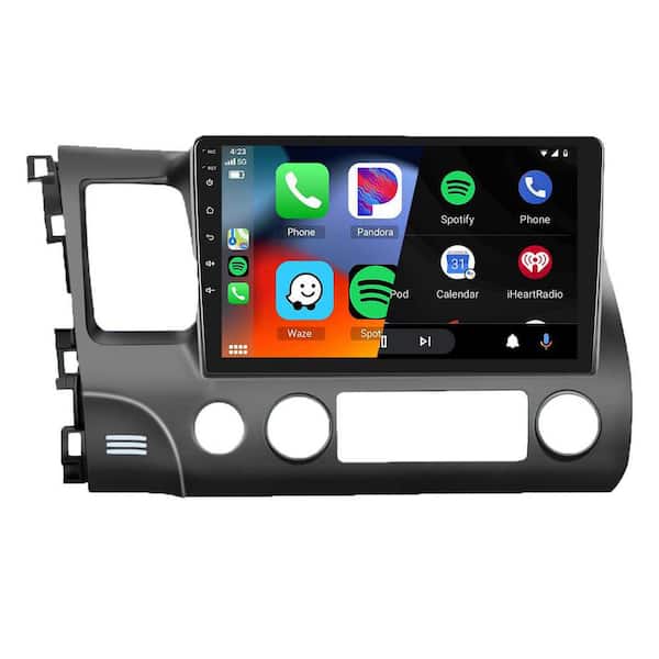 10.1 in. Touchscreen Car Stereo Wireless CarPlay Android Auto GPS WiFi FM Radio Backup Camera for Honda Civic 1-Pack