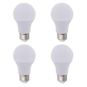 60-Watt Equivalent A19 Energy Efficient LED Light Bulb Soft White (4-Pack)
