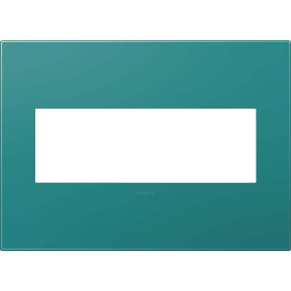 UPC 785007024128 product image for adorne 3 Gang Decorator/Rocker Wall Plate, Turquoise Blue (1-Pack) | upcitemdb.com