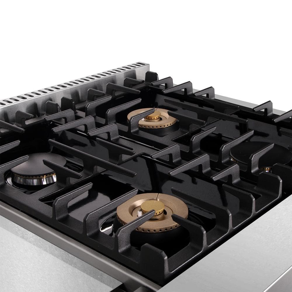 48 in. Stainless Steel Dual Fuel Range with Double Oven and Griddle