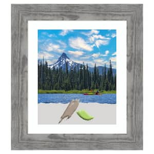 Bridge Grey Wood Picture Frame Opening Size 20 x 24 in. (Matted To 16 x 20 in.)