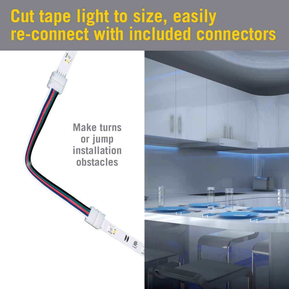 16 ft Multicolor LED Strip Light Kit with Remote