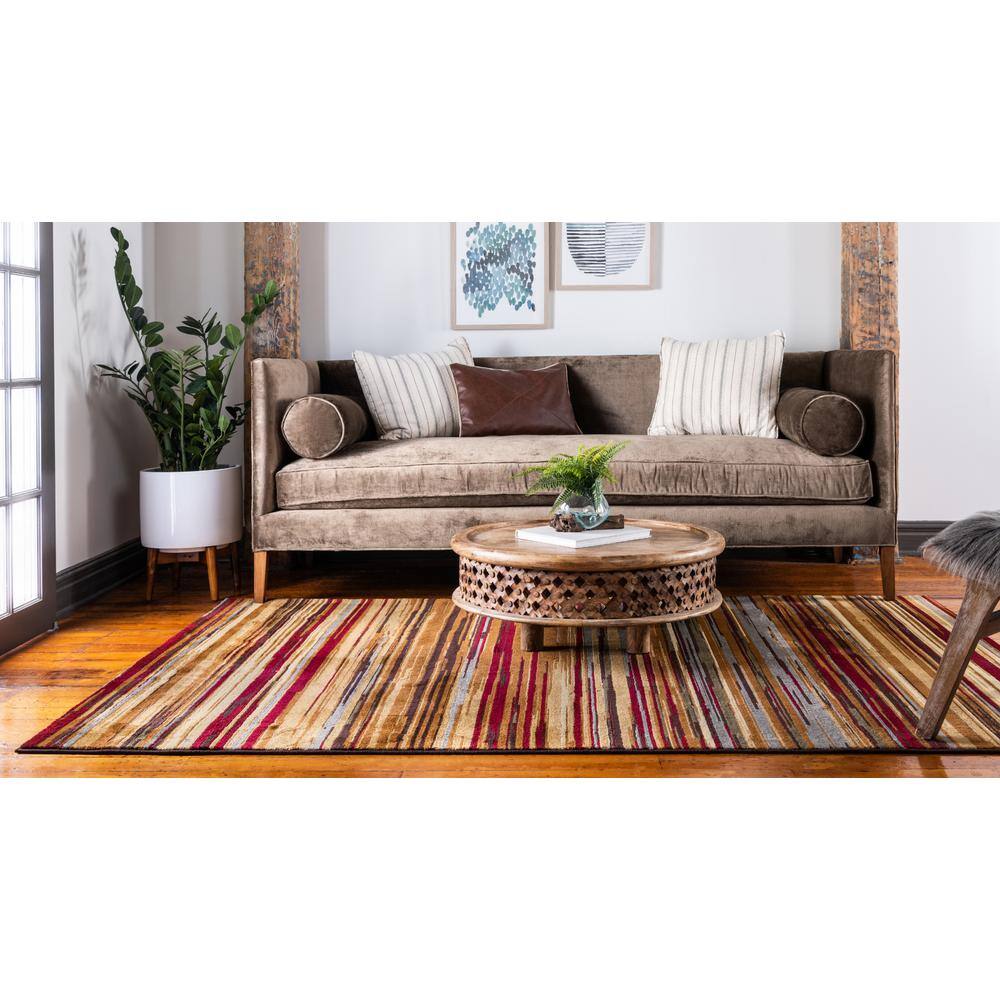 Handmade Braided Spot 4' x 6' Black Synthetic Rug