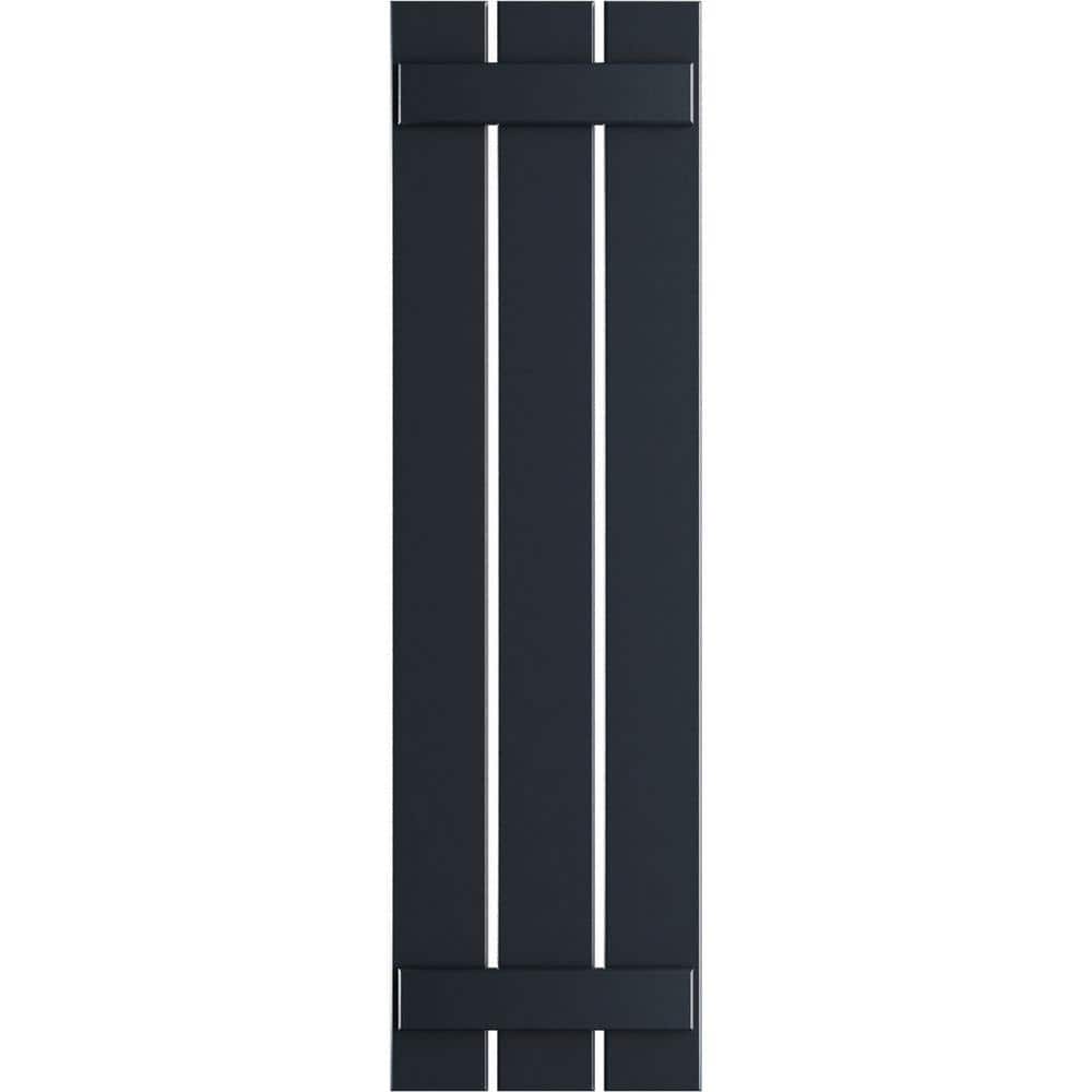 17-1/8 in. x 31 in. True Fit PVC 3-Board Spaced Board and Batten Shutters Pair in Starless Night Blue price history on PriceWatchPro