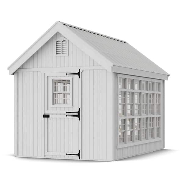 Colonial Gable 8 ft. x 12 ft. Wood Greenhouse Panelized Kit with Operable Windows (96 sq. ft. )