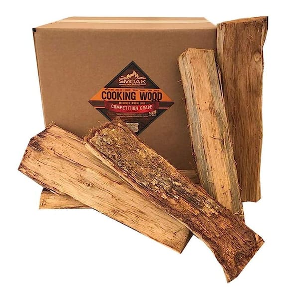 Smoak Firewood White Oak 60-70 lbs. 16 in. L Premium Cooking Wood Logs,USDA Certified Kiln Dried (for Grills,Smokers,Pizzaovens,stoves)