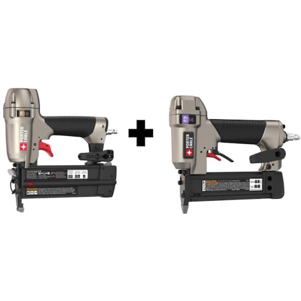 Pneumatic 18-Gauge Brad Nailer Kit and Pneumatic 23-Gauge 1-3/8 in. Pin Nailer