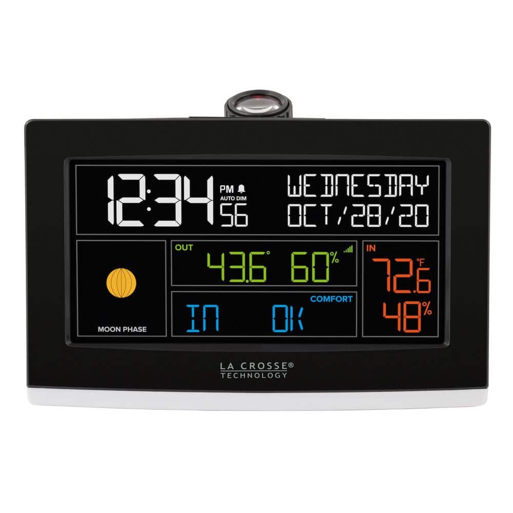 La Crosse Technology WiFi Projection Alarm Clock with La Crosse Technology WiFi Projection Alarm Clock with