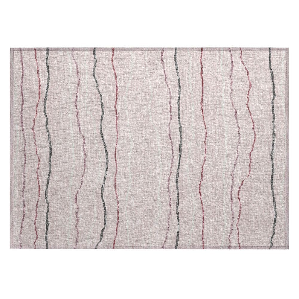Chantille Machine Washable Indoor/Outdoor Abstract ACN2974 Pink 3 ft. x 4 ft. Area Rug price history on PriceWatchPro