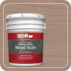 5 gal. #ST-160 Rose Beige Semi-Transparent Waterproofing Exterior Wood Stain