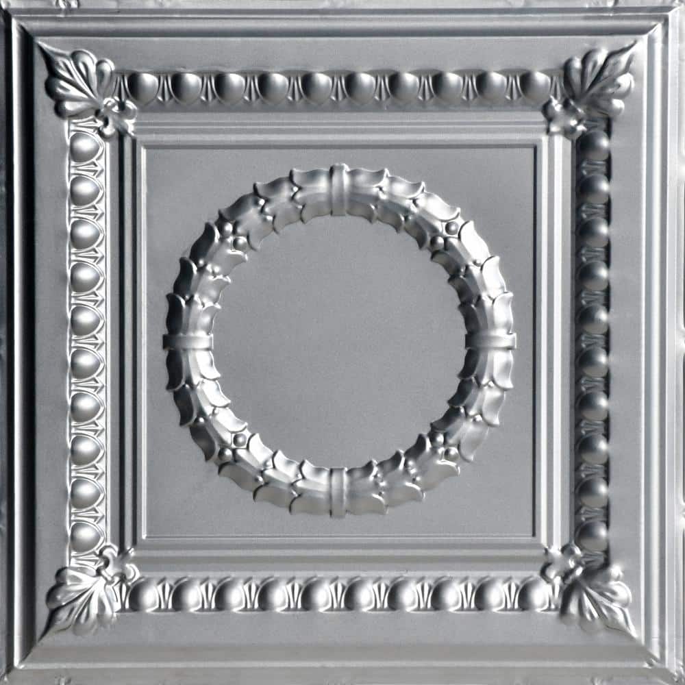 Victory Lacquered Steel 2 ft. x 2 ft. Decorative Nail Up Tin Ceiling Tile (24 sq. ft./case) price history on PriceWatchPro