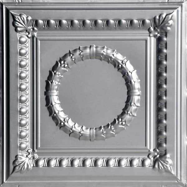 From Plain to Beautiful in Hours 2-ft x 2-ft Carnivale Lacquered Steel Surface-mount Ceiling Tile (6-Pack, 24-sq ft / Case)