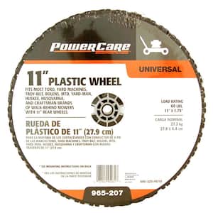 11 in. x 1.75 in. Universal Plastic Wheel for Lawn Mowers