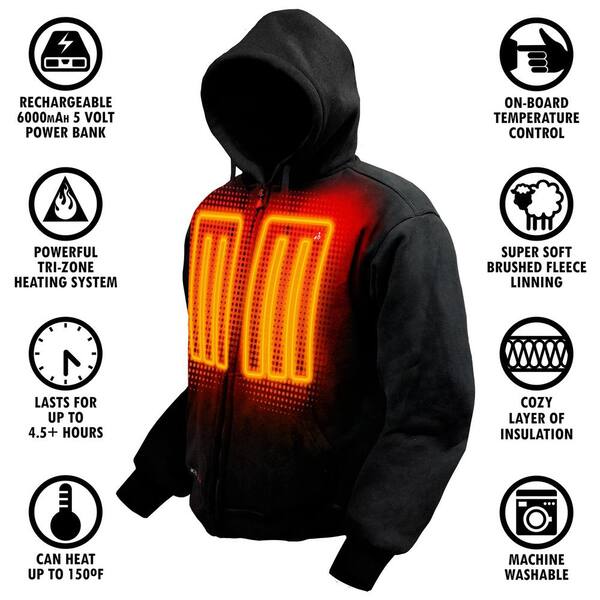 heated sweatshirt home depot